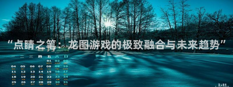 赢咖娱乐注册地址：“点睛之笔：龙图游戏的极致融合与未来趋势”